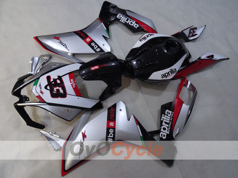 Kit carene per Aprilia RSV4 09-14 - Rosso, Bianco, Argento - #bearacer #OYO87906288 Immagine principale del prodotto