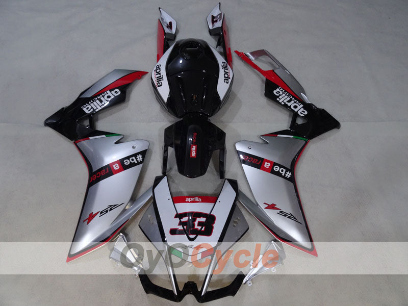 Kit carene per Aprilia RSV4 09-14 - Rosso, Bianco, Argento - #bearacer #OYO87906288 Immagine secondaria del prodotto