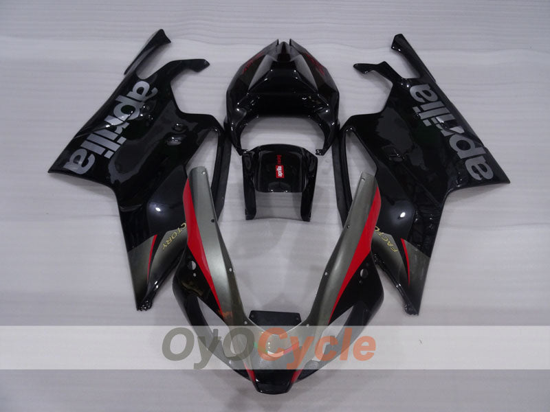 Kit carene per Aprilia RSV1000R 03-06 - Nero, Grigio, Opaco - Stile originale #OYO87906297 Immagine secondaria del prodotto