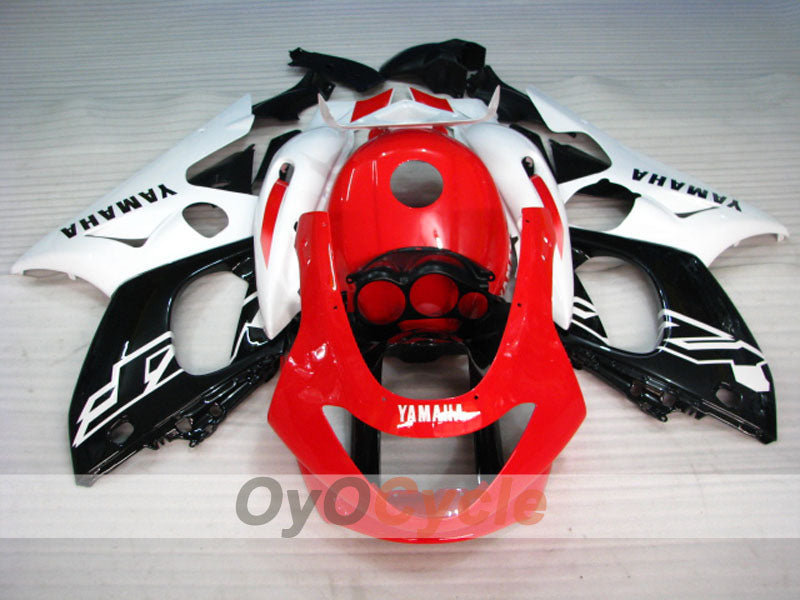 Kit carene a iniezione per YZF600R 97-07 - Rosso, Bianco, Nero - Stile di fabbrica #OYO87906398 Immagine secondaria del prodotto