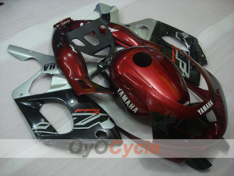 Kit carene a iniezione per YZF600R 97-07 - Colore vino rosso, nero - Stile di fabbrica #OYO87906404 Immagine principale del prodotto