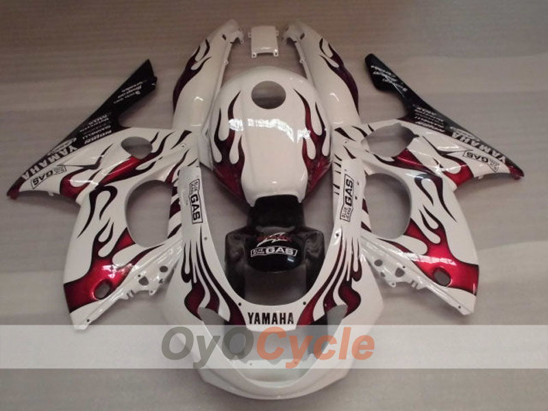 Kit carene a iniezione per YZF600R 97-07 - Rosso, Bianco - Personalizza #OYO87906405 Immagine secondaria del prodotto
