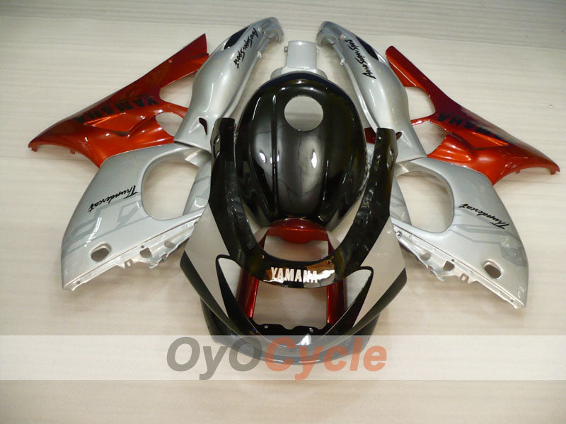 Kit carene a iniezione per YZF600R 97-07 - Arancione, Nero, Argento - Stile Fabbrica #OYO87906407 Immagine secondaria del prodotto