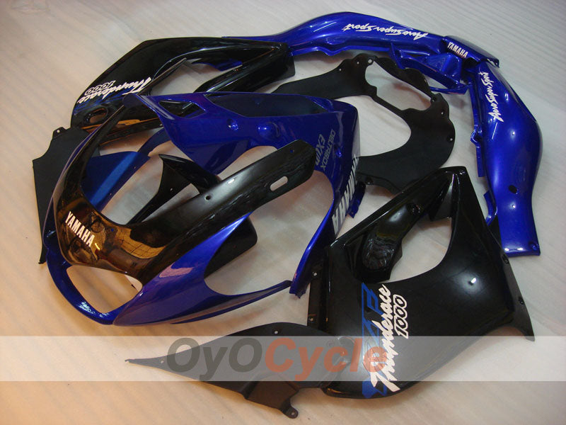 Kit carene per YZF1000R del 97-07 - Blu, Nero - Stile di fabbrica #OYO87906441