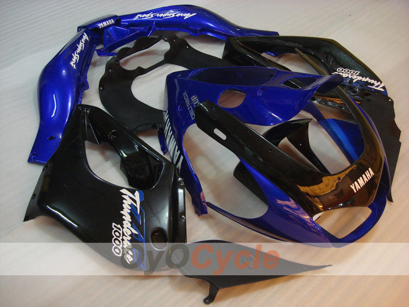 Kit carene per YZF1000R del 97-07 - Blu, Nero - Stile di fabbrica #OYO87906441