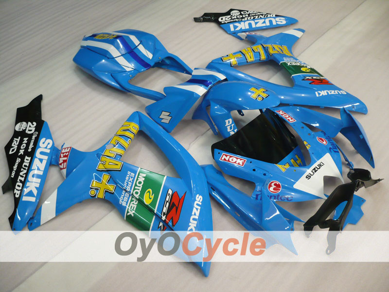 Kit carene a iniezione per GSX R600 08-10 - Blu, Nero - Rizla+ #OYO87901673 Immagine principale del prodotto