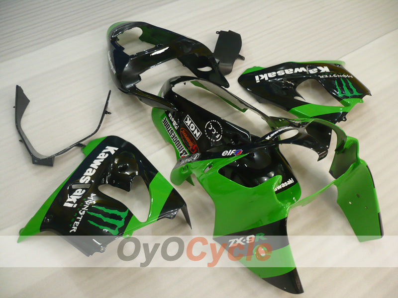 Carene complete per NINJA ZX-9R 02-03 - Verde, Nero - Monster #OYO87903051 Immagine principale del prodotto