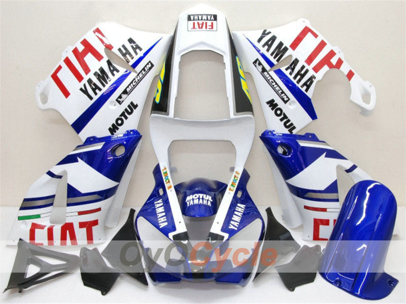 Kit carene a iniezione per YZF-R1 00-01 - Blu, Bianco - FIAT, MOTUL #OYO87900761 Immagine principale del prodotto