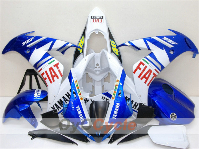 Carena a iniezione per YZF-R1 04-06 - Blu, Bianco - FIAT #OYO87900819 Immagine principale del prodotto