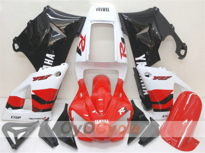 Kit carene a iniezione per YZF-R1 98-99 - Rosso, Bianco - Stile Fabbrica #OYO87900744 Immagine principale del prodotto