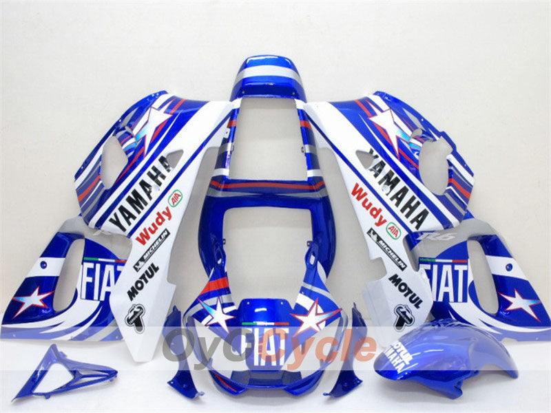 Kit carene a iniezione per YZF-R6 98-02 - Blu, Bianco - FIAT, MOTUL #OYO87900985 Immagine principale del prodotto