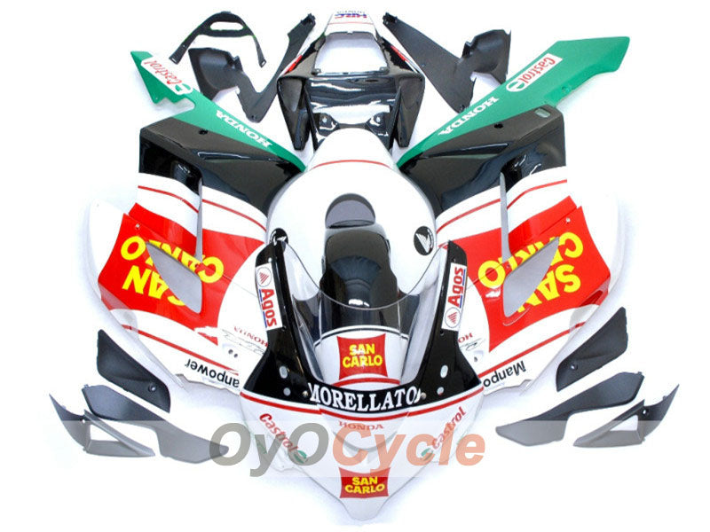 Kit carene a iniezione per CBR1000RR 04-05 - Bianco, Nero - San Carlo #OYO87900545 Immagine principale del prodotto
