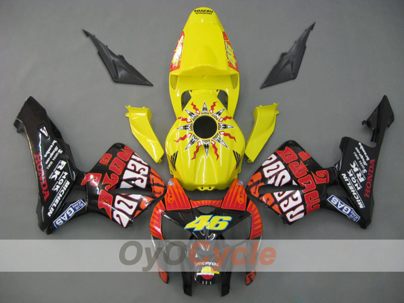Kit carene stampate a iniezione per CBR600RR 05-06 - Giallo, Nero - Rossi #OYO87900344 Immagine principale del prodotto