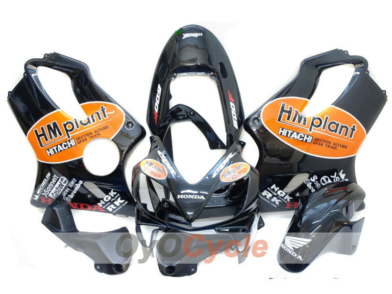 Kit carene a iniezione per CBR600F4i dal 2004 al 2007 - Nero - HM Plant #OYO87900202 Immagine principale del prodotto