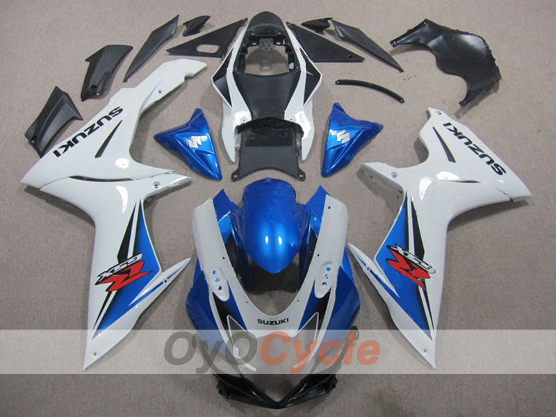 Kit carene a iniezione per GSX R600 11-26 - Blu, Bianco - Stile Fabbrica #OYO87901683 Immagine principale del prodotto