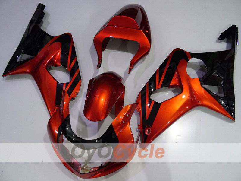 Kit carene a iniezione per GSX R600 01-03 - Arancione, Nero - Stile di fabbrica #OYO87901101 Immagine principale del prodotto