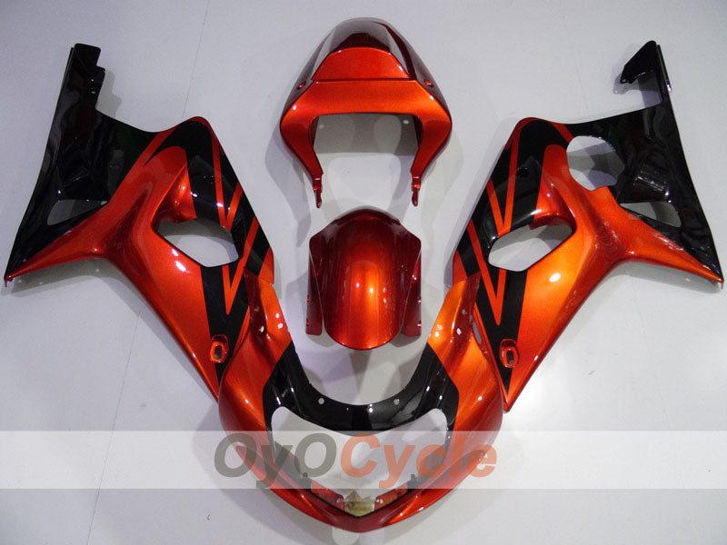 Kit carenatura a iniezione per GSX R750 00-03 - Arancione, Nero - Stile di fabbrica #OYO87901105 Immagine secondaria del prodotto