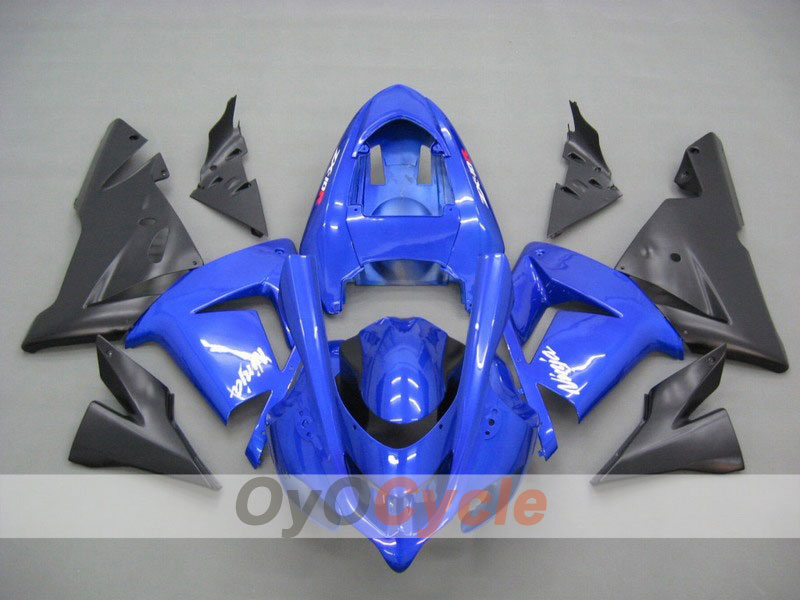 Kit carene a iniezione per NINJA ZX-10R 04-05 - Blu, Nero - Stile fabbrica #OYO87901529 Immagine principale del prodotto