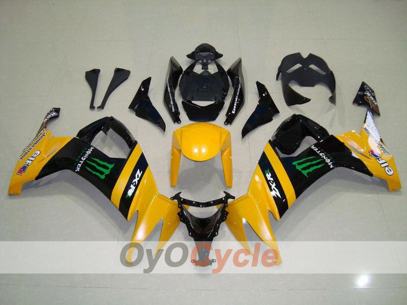 Kit carene a iniezione per NINJA ZX-10R 08-10 - Giallo, Nero - Monster #OYO87901661 Immagine principale del prodotto