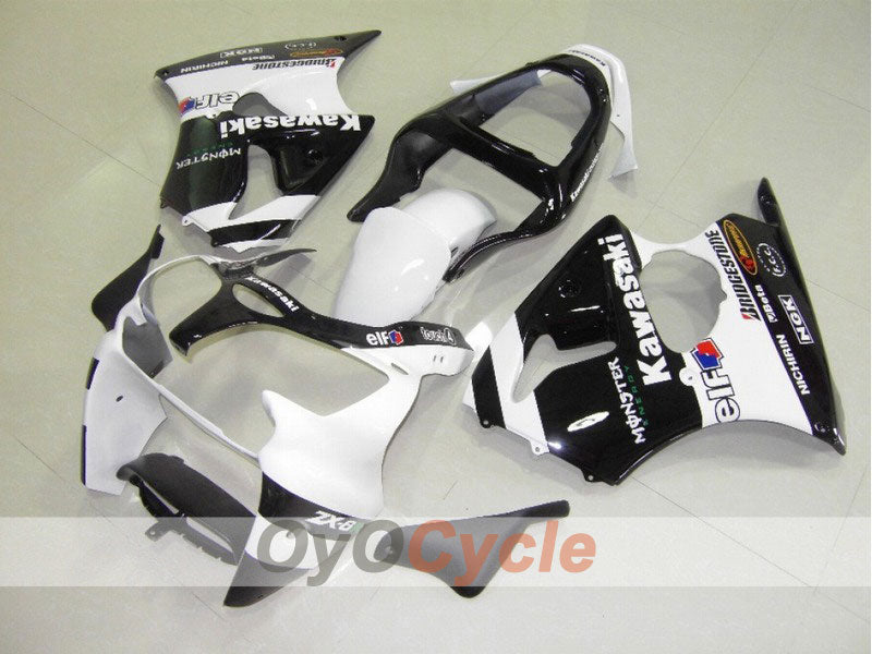 Carene a iniezione per NINJA ZX-6R 00-02 - Bianco, Nero - Monster #OYO87901724 Immagine principale del prodotto