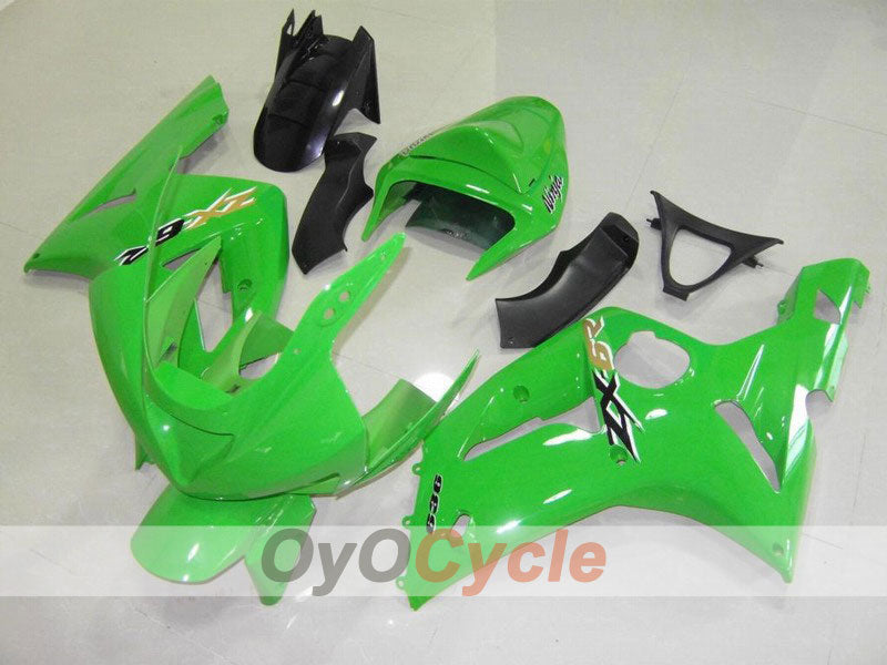Kit Carenatura a Iniezione per NINJA ZX-6R 03-04 - Verde, Nero - Stile di Fabbrica #OYO87901783 Immagine principale del prodotto