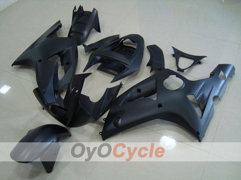 Kit carene a iniezione per NINJA ZX-6R 03-04 - Nero, Opaco - Stile originale #OYO87901760 Immagine principale del prodotto
