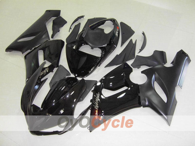 Carenatura a iniezione per NINJA ZX-6R 05-06 - Nera - Stile di fabbrica #OYO87901858 Immagine principale del prodotto