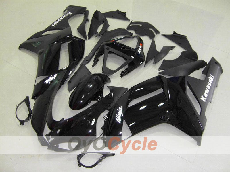 Kit carene a iniezione per NINJA ZX-6R 07-08 - Nero - Stile di fabbrica #OYO87901929 Immagine principale del prodotto