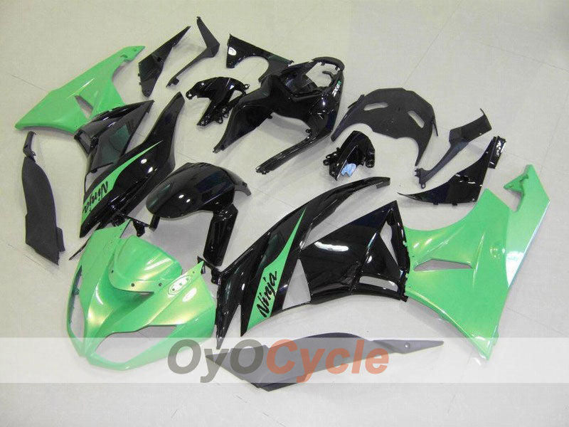 Carenatura a iniezione per NINJA ZX-6R 09-12 - Verde, Nero - Stile Factory #OYO87901985 Immagine principale del prodotto
