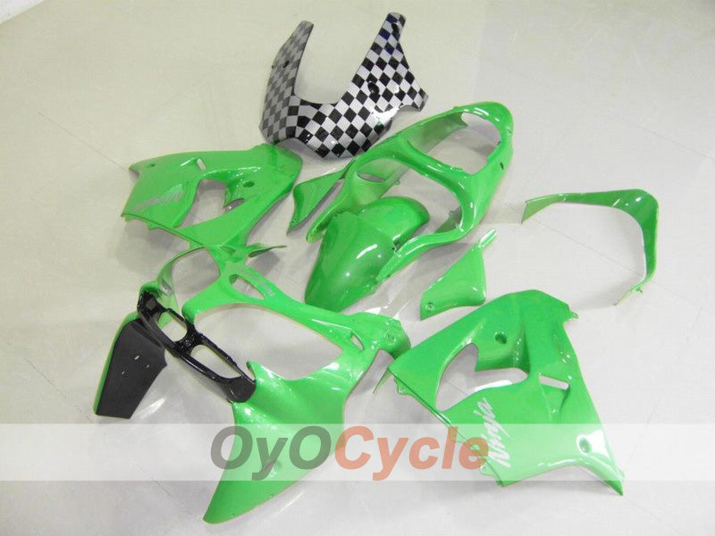Kit carene per NINJA ZX-9R 00-01 - Verde, Nero - Nakano #OYO87903037 Immagine principale del prodotto