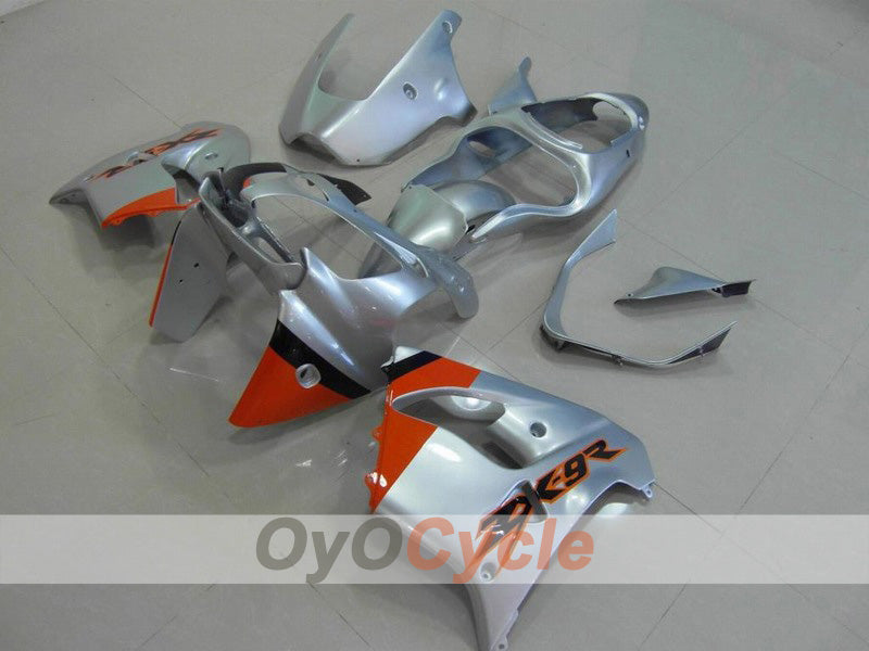 Kit carene per NINJA ZX-9R 00-01 - Arancione, Argento - Stile di fabbrica #OYO87903046 Immagine principale del prodotto