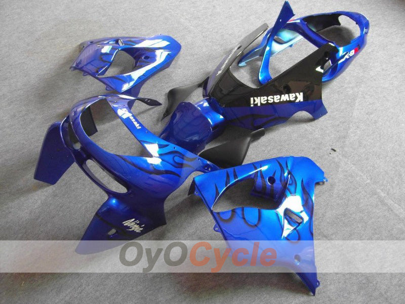 Kit carene per NINJA ZX-9R 98-99 - Blu, Nero - Fiamma #OYO87903013 Immagine principale del prodotto