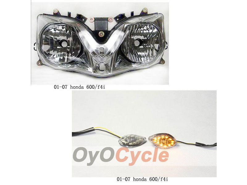 Lente indicatori di direzione a LED per Honda CBR600F4i 2001-2007 #OYO87903831 Immagine secondaria del prodotto